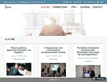 Tablet Screenshot of ifpa-ecole.net